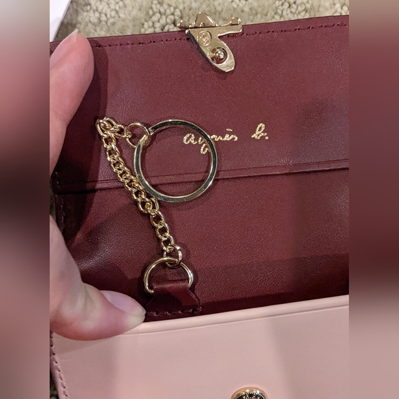 Agnes B pink card case / key pouch - Picture 7 of 9